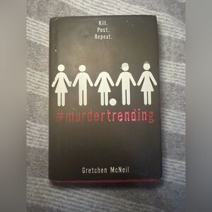 #MurderTrending by Gretchen McNeil hardcover young adult horror novel